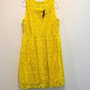 Beautiful Lace  yellow dress